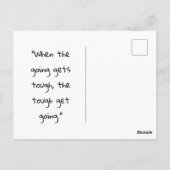 Het Beste Uitzicht Komt Na De Moeilijkste Klim Briefkaart (Achterkant)