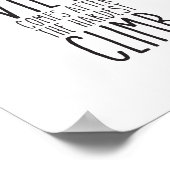 Het beste Uitzicht komt na de moeilijkste klim, Poster (Hoek)