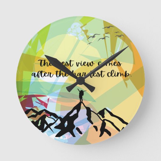 Het beste Uitzicht komt na de moeilijkste klim Ronde Klok (Voorkant)