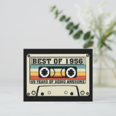 Het beste van 1956 69 jaar geweldige feestdagenkaart (Staand voorkant)