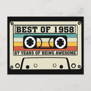Het beste van 1958 67 jaar geweldige zijn feestdagenkaart