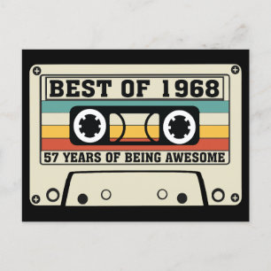 Het beste van 1968 57 jaar geweldige zijn feestdagenkaart