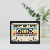 Het beste van 1972 53 jaar geweldige zijn feestdagenkaart (Staand voorkant)