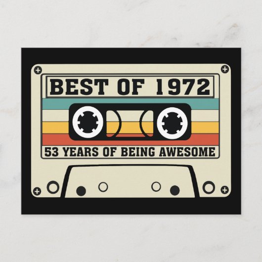 Het beste van 1972 53 jaar geweldige zijn feestdagenkaart (Voorkant)