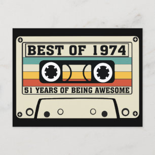 Het beste van 1974 51 jaar geweldige zijn feestdagenkaart