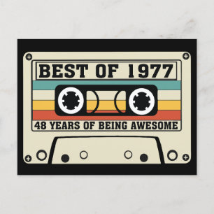 Het beste van 1977 48 jaar geweldige feestdagenkaart