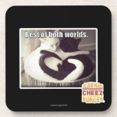 Het beste van beide werelden. bier onderzetter (Voorkant)