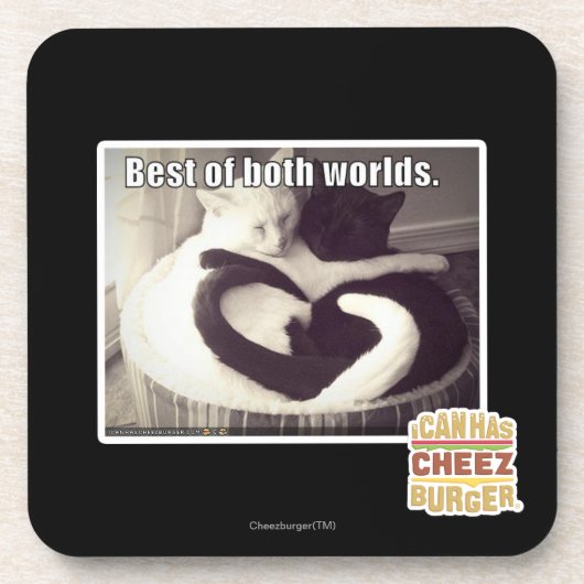 Het beste van beide werelden. bier onderzetter (Voorkant)