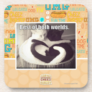 Het beste van beide werelden. drankjes onderzetter