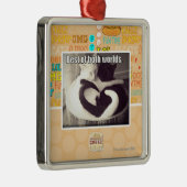 Het beste van beide werelden. metalen ornament (Rechts)