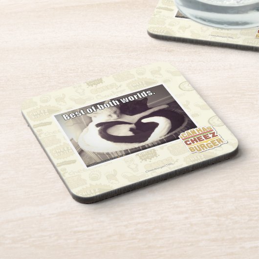 Het beste van beide werelden. onderzetter (Linkerzijde)