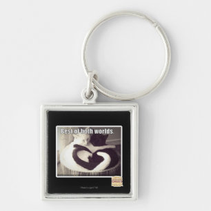 Het beste van beide werelden. sleutelhanger