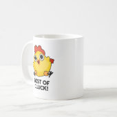 Het beste van Cluck Funny Chicken Pun Koffiemok (Voorkant links)