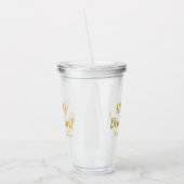 Het beste van de Mam gouden douanemanuscript van d Acryl Drinkbeker (Links)