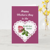 Het beste van de moederdag met het  Ontwerp van he Kaart (Gele Bloem)