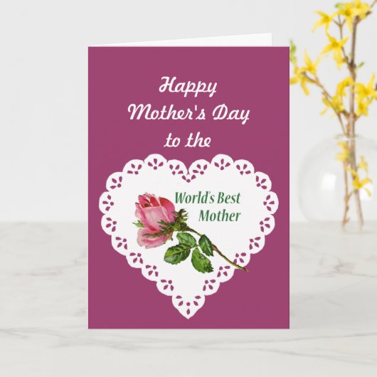 Het beste van de moederdag met het  Ontwerp van he Kaart (Gele Bloem)