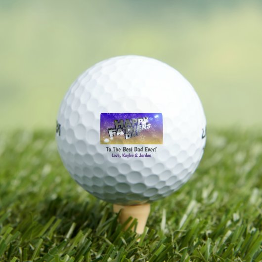 Het beste van de vaderdag wereld van de Kinderen Golfballen (Insitu Shirt)