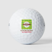 Het beste van de vaderdag wereld van de Kinderen Golfballen (Voorkant)