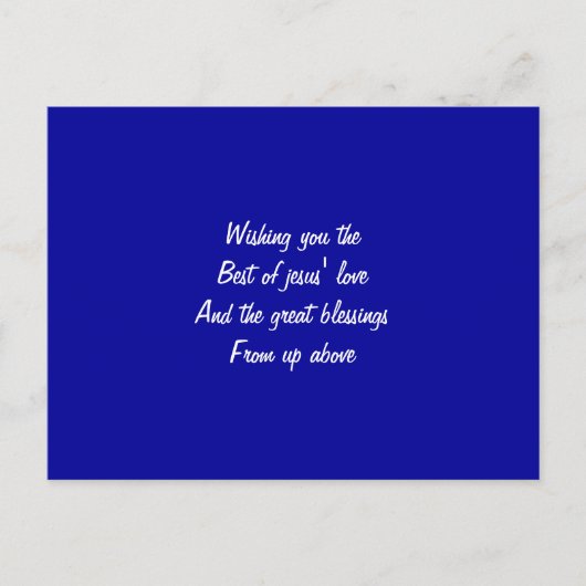 Het beste van Jezus liefde Briefkaart (Voorkant)