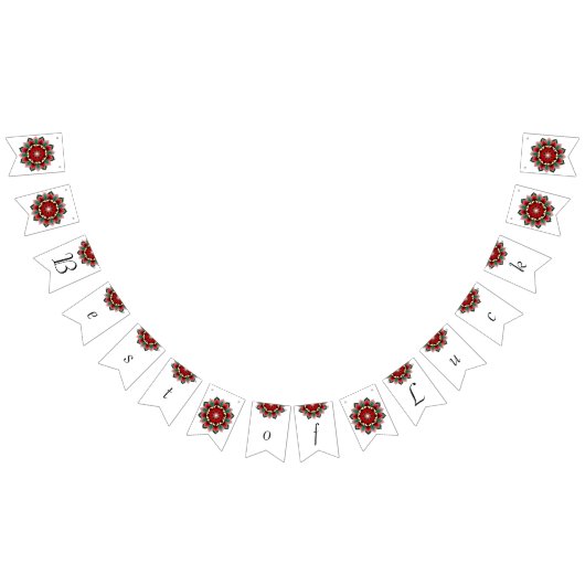 Het beste van Luck. Mandala in rood Vlaggetjes (Alle)