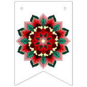 Het beste van Luck. Mandala in rood Vlaggetjes (Eerste vlag)
