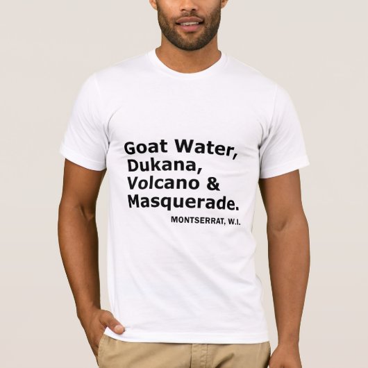 Het beste van Montserrat vieren T-shirt (Voorkant)