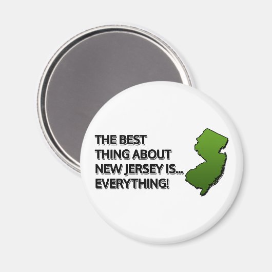Het beste van New Jersey is... alles. Magneet (Voorkant / Achterkant)