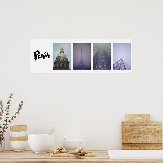 Het beste van Parijs Poster (Keuken)