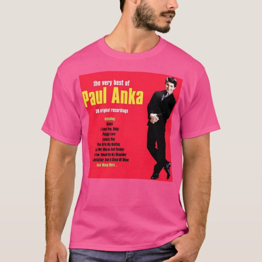 Het beste van Paul Anka T-shirt (Voorkant)