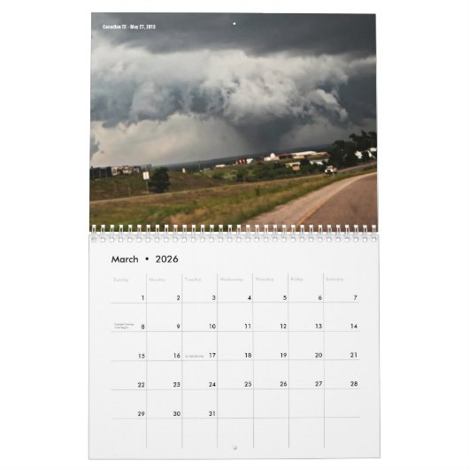 Het beste van Severe Weather Kalender (Mar 2026)