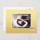 Het beste van twee werelden. briefkaart (Voorkant / Achterkant)