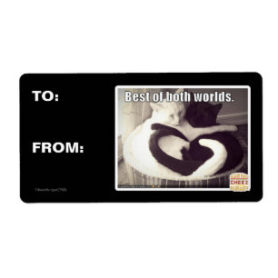 Het beste van twee werelden. etiket