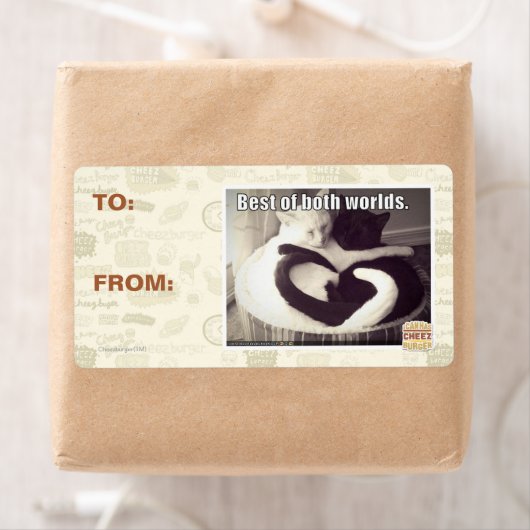 Het beste van twee werelden. etiket (Insitu)