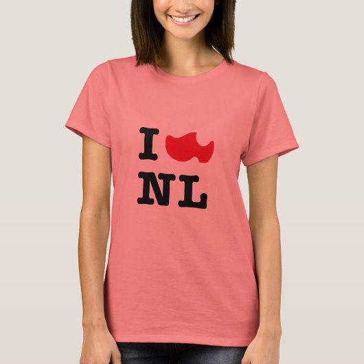 Het beste van vandaag! Ik hou van NL T-shirt (Voorkant)