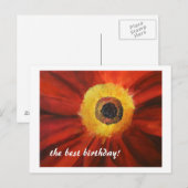 Het beste verjaardags Briefkaart (Voorkant / Achterkant)