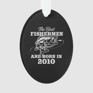 Het beste verjaardagscadeau voor 2010s Fisherman V Ornament