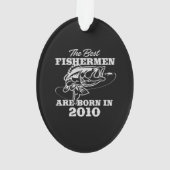 Het beste verjaardagscadeau voor 2010s Fisherman V Ornament (achterkant)