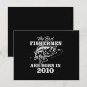 Het beste verjaardagscadeau voor 2010s Visser Viss Briefkaart (Voorkant / Achterkant)