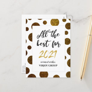 Het beste voor 2021 Bedrijfsobligaties Feestdagenkaart