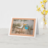 "Het beste voor je zwangerschapsverlof" Kaart (Gele Bloem)