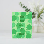 Het beste voor jou, Shamrocks briefkaarten (Staand voorkant)