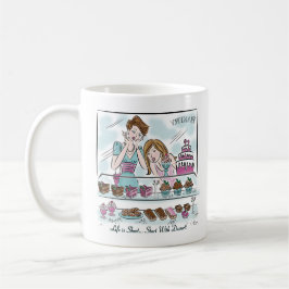 Het beste vriendenleven is kort...begin met desser koffiemok