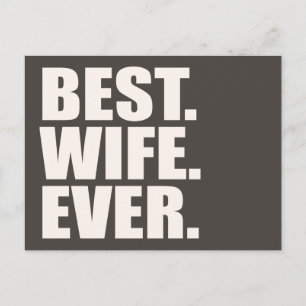 Het beste. Vrouw. Ooit. Briefkaart