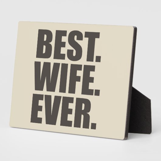 Het beste. Vrouw. Ooit. Fotoplaat (Zijkant)