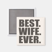 Het beste. Vrouw. Ooit. Magneet (Voorkant / Achterkant)