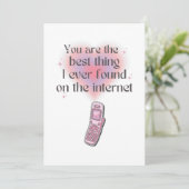 Het beste wat ik op internet vond bedankkaart (Staand voorkant)