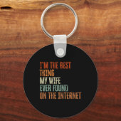 Het beste wat mijn vrouw op het internet vond, vad sleutelhanger (Voorkant)