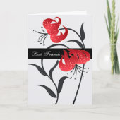 Het beste Wenskaart van Vrienden Kaart (Voorkant)