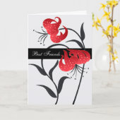 Het beste Wenskaart van Vrienden Kaart (Gele Bloem)