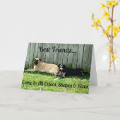 Het beste Wenskaart van Vrienden voor Grote Kaart (Gele Bloem)